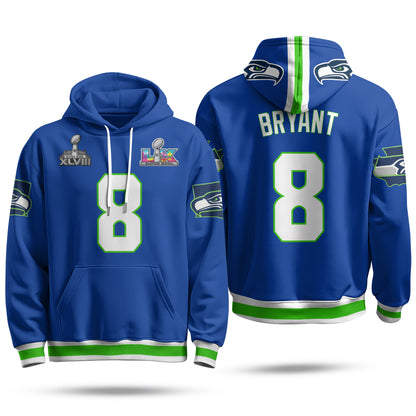 Seattle Seahawks S.Bowl Champs Hoodie - Stitched