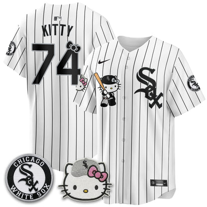 Chicago White Sox x Meow KT Vapor Jersey - Stitched