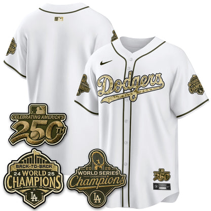 LAD Military Appreciation Game Day Jersey -All Stitched