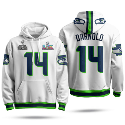 Seattle Seahawks S.Bowl Champs Hoodie - Stitched