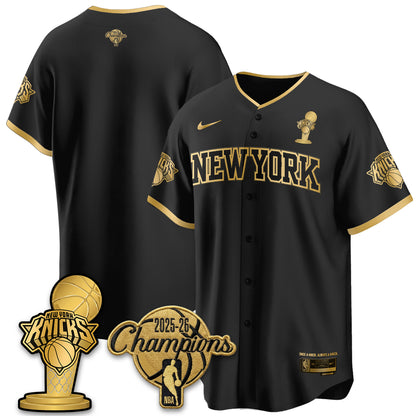 New York Knicks 2026 NBA Champions Vapor Jersey - Stitched