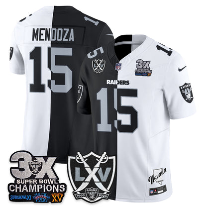 Las Vegas Raiders Split Edition Vapor Jersey V2- Stitched