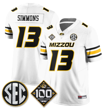 Missouri Tigers 100th Anniversary of Memorial Stadium Vapor Jersey - Stitched