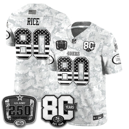 San Francisco 49ers 2026 Salute to Service Edition Vapor Jersey V2- Stitched-NQD