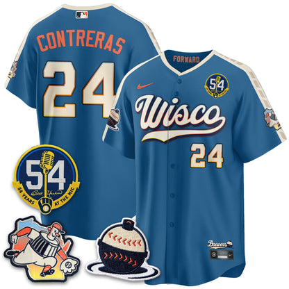 MIL 2026 City Connect Bob Uecker Vapor Limited Jersey - All Stitched V1