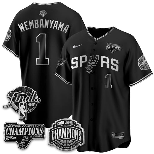 San Antonio Spurs 2026 Basketball Finals Vapor Special Jersey - Stitched