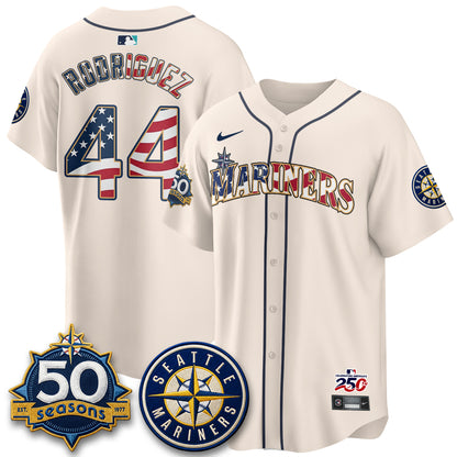Seattle Mariners Americana 2026 Vapor Limited Jersey - Stitched