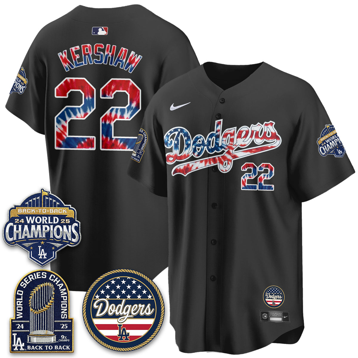Los Angeles Dodgers Americana 2026 Vapor Limited Jersey - Stitched