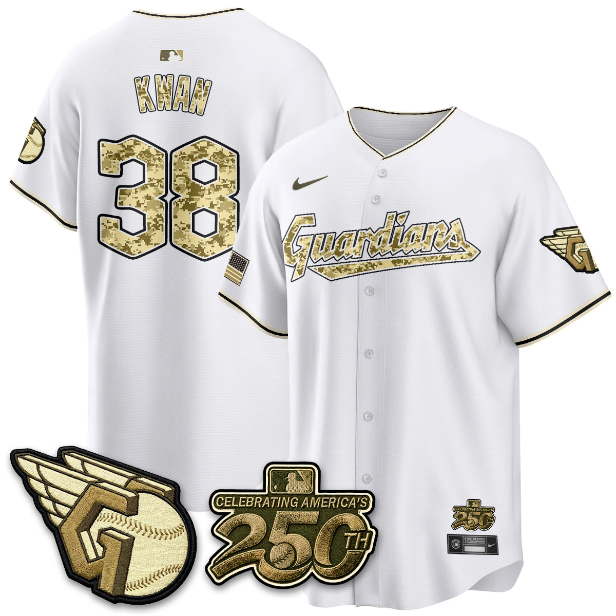 Cleveland Guardians Armed Force Day 2026 Vapor Limited Jersey - Stitched