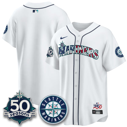 Seattle Mariners Americana 2026 Vapor Limited Jersey - Stitched