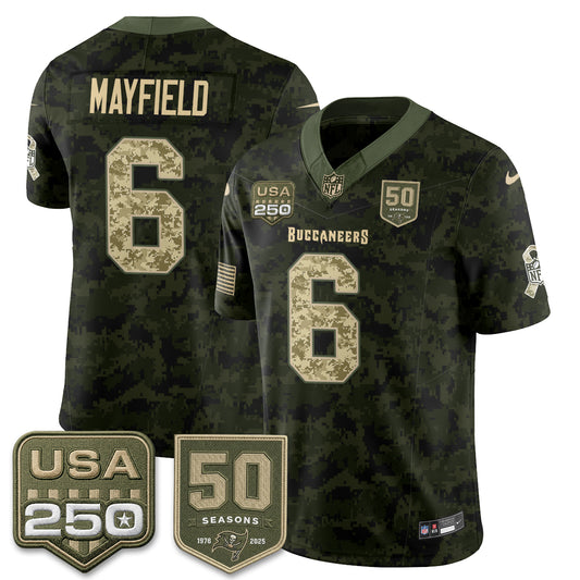 Tampa Bay Buccaneers 2026 Salute to Service Edition Vapor Jersey - Stitched-NQD