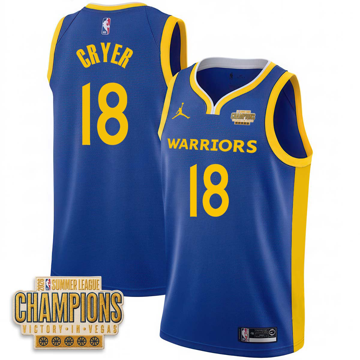 Golden State Warriors 2026 Summer League Vapor Jersey - Stitched