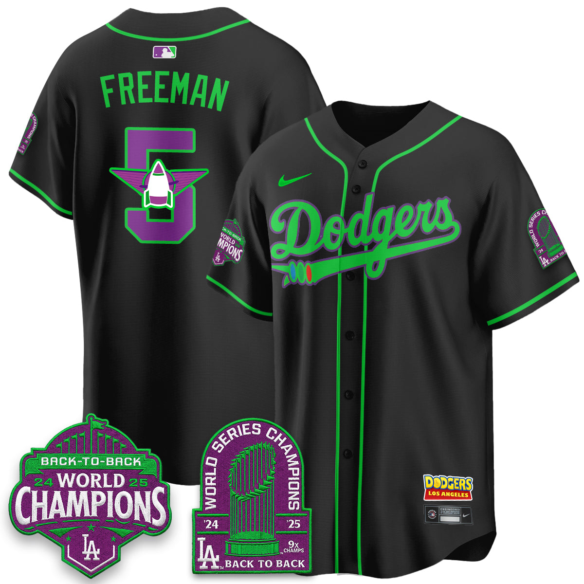 Los Angeles Dodgers 2026 Space Ranger Vapor Limited Jersey - Stitched