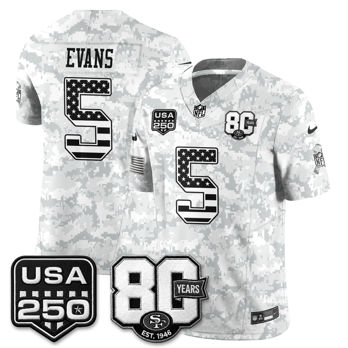 San Francisco 49ers 2026 Salute to Service Edition Vapor Jersey - Stitched-NQD
