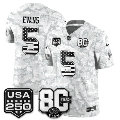 San Francisco 49ers 2026 Salute to Service Edition Vapor Jersey - Stitched-NQD
