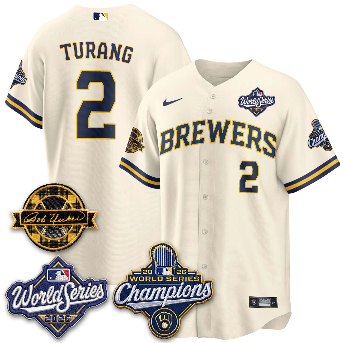 MIL 2026 WS Champions - Bob Patch Vapor Edition - Stitched-NQD (NAV9)