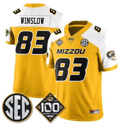 Missouri Tigers 100th Anniversary of Memorial Stadium Vapor Jersey - Stitched