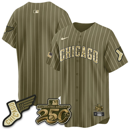 Chicago White Sox Armed Force Day 2026 Vapor Limited Jersey - Stitched