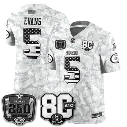 San Francisco 49ers 2026 Salute to Service Edition Vapor Jersey V2- Stitched-NQD