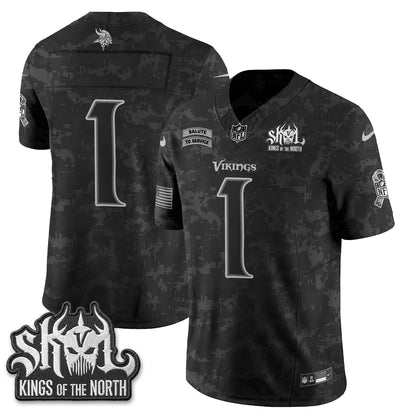 Minnesota Vikings 2026 Salute to Service V2 Vapor Jersey - Stitched-NQD
