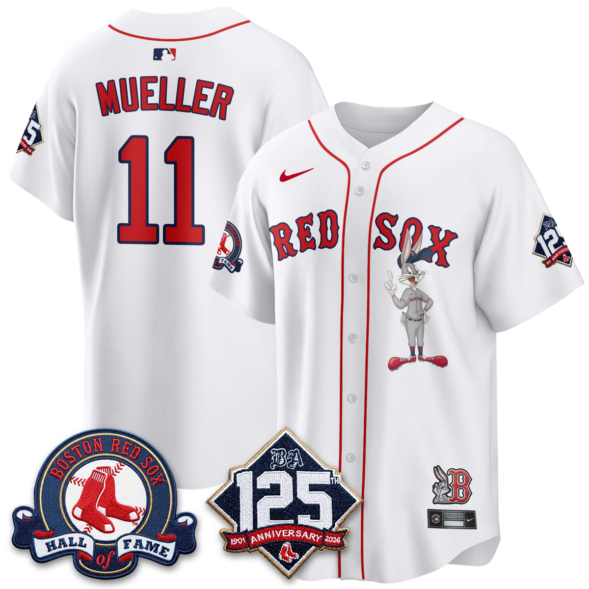 Boston Red Sox x Bunny Vapor Premier Limited Jersey - Stitched