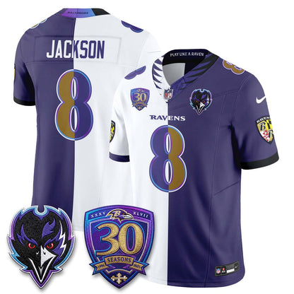 Baltimore Ravens The Next Flight Split Vapor Jersey - Stitched