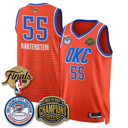 Oklahoma City Thunder 2026 NBA Western Conference Champions Vapor Jersey - Stitched