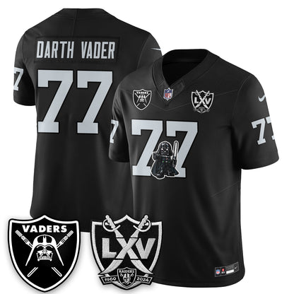 Las Vegas Raiders x Dark Lord Edition Vapor Jersey - Stitched