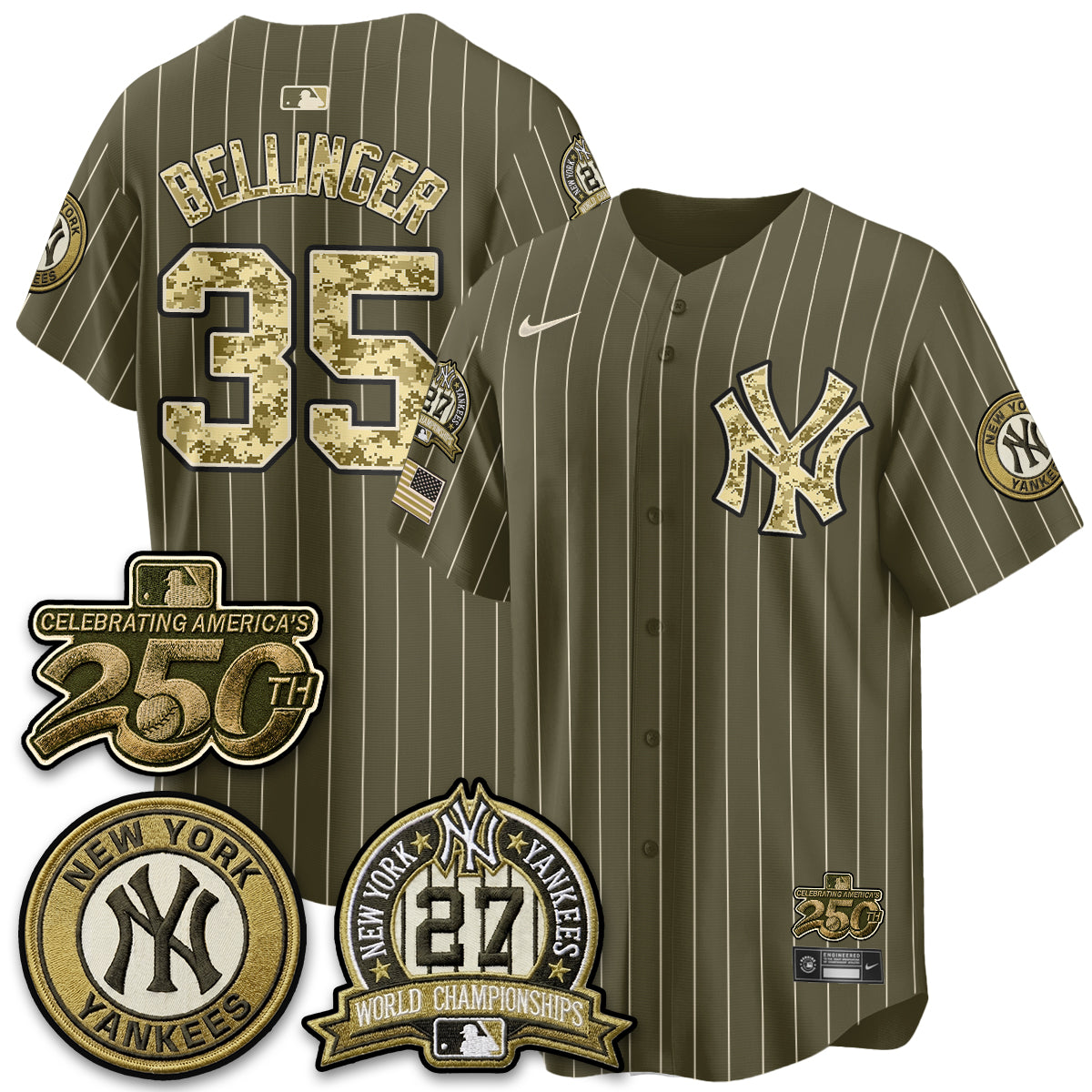 New York Yankees Salute to Service 2026 Vapor Limited Jersey - Stitched