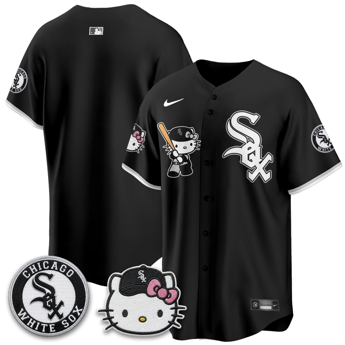 Chicago White Sox x Meow KT Vapor Jersey - Stitched