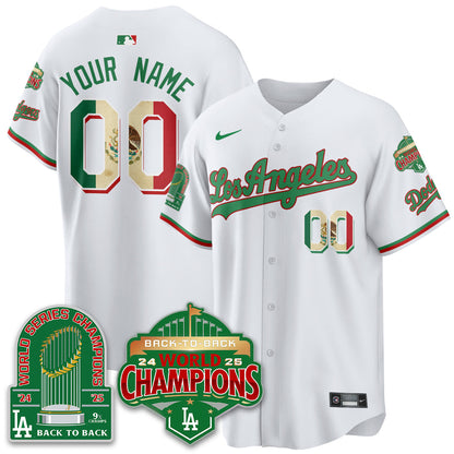CUSTOM LAD Mexico Vapor Limited Jersey - 9x & B2B Champs - Stitched