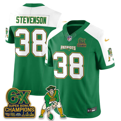 New England Patriots Irish Edition Vapor Jersey - Stitched
