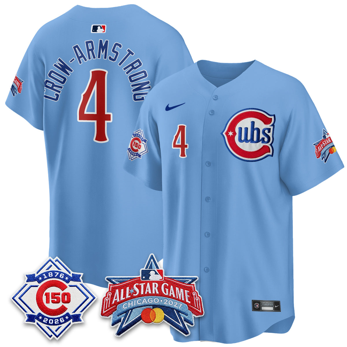 Chicago Cubs 2027 All Star Game Vapor Limited Blue Jersey - Stitched