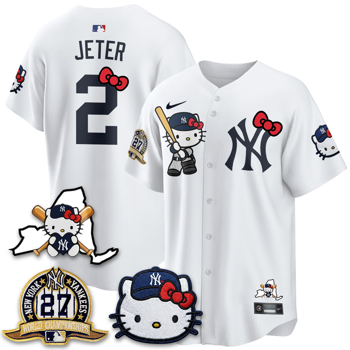 New York Yankees Meow KT 2026 Vapor Limited Jersey - All Stitched