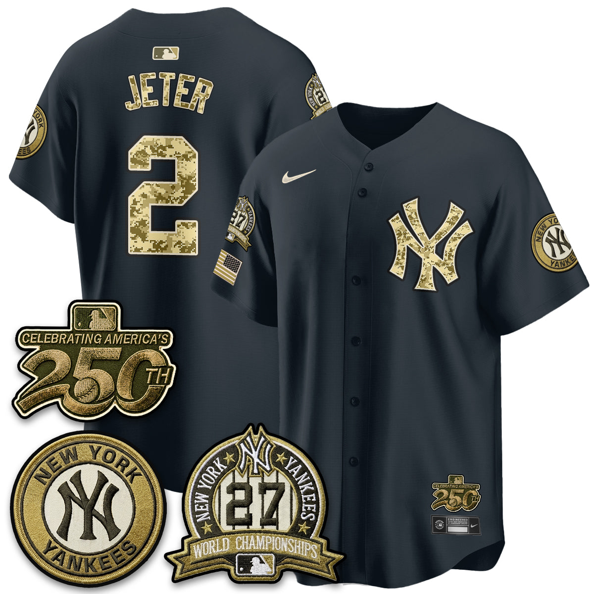 New York Yankees Salute to Service 2026 Vapor Limited Jersey - Stitched