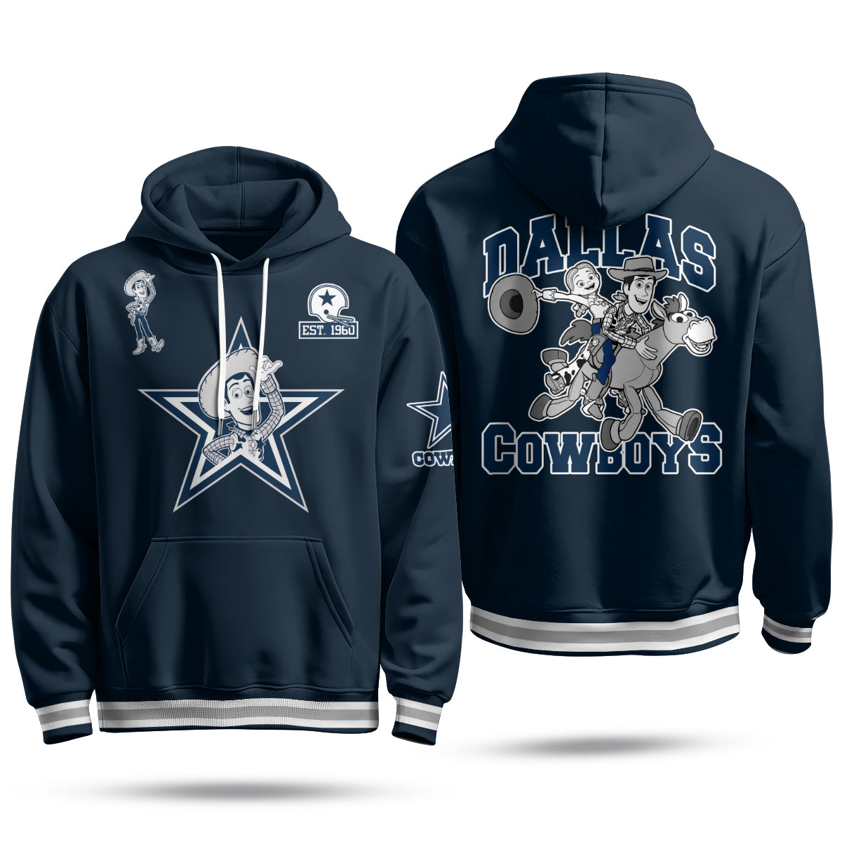 Dallas Cowboys x Toy Cowboy Edition Pullover Hoodie - Printed