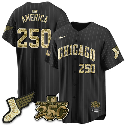 Chicago White Sox Armed Force Day 2026 Vapor Limited Jersey - Stitched