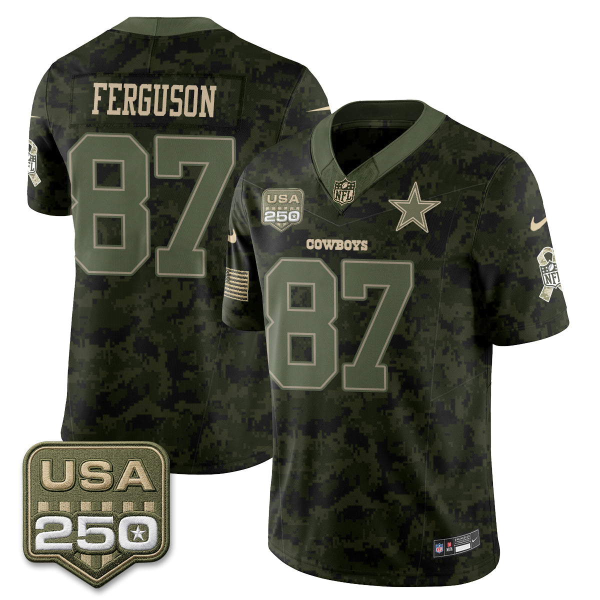 Dallas Cowboys 2026 Salute to Service Edition Vapor Jersey - Stitched