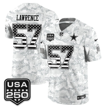 Dallas Cowboys 2026 Salute to Service Edition Vapor Jersey - Stitched