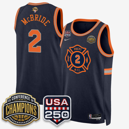 New York Knicks 2026 NBA Eastern Conference Champions City Edition Jersey - Stitched