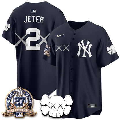 New York Yankees x KAWS Edition Vapor Jersey - Stitched