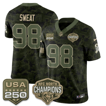 Chicago Bears 2026 Salute to Service Edition Vapor Jersey - Stitched (2)