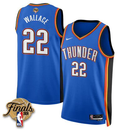 Oklahoma City Thunder 2026 NBA Western Conference Champions Vapor Jersey V2- Stitched