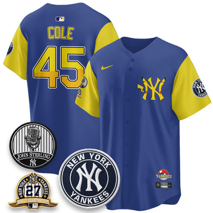 New York Yankees x PKM Cartoon Limited Jersey -  Stitched