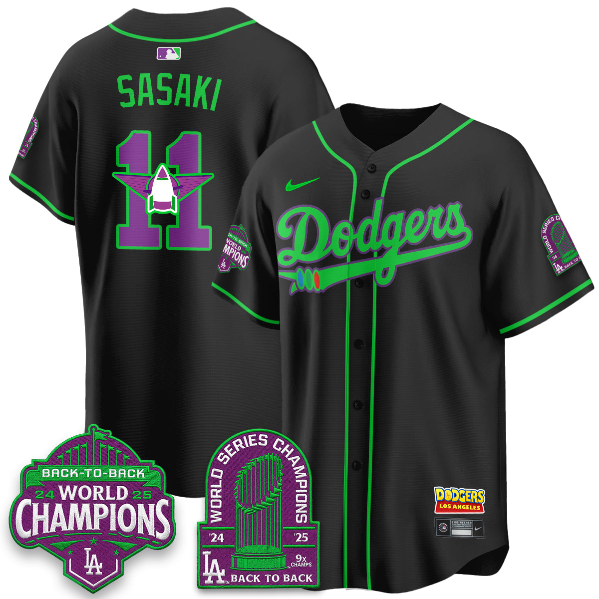 Los Angeles Dodgers 2026 Space Ranger Vapor Limited Jersey - Stitched