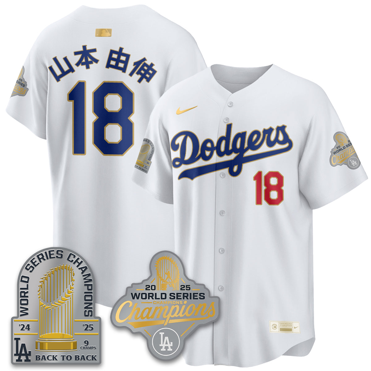 LAD Gold Collection Welcome No.29 Black Gold Jersey - Stitched