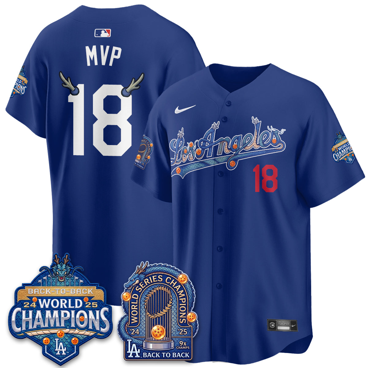 Los Angeles Dodgers x DB Night 2026 Vapor Jersey - Stitched