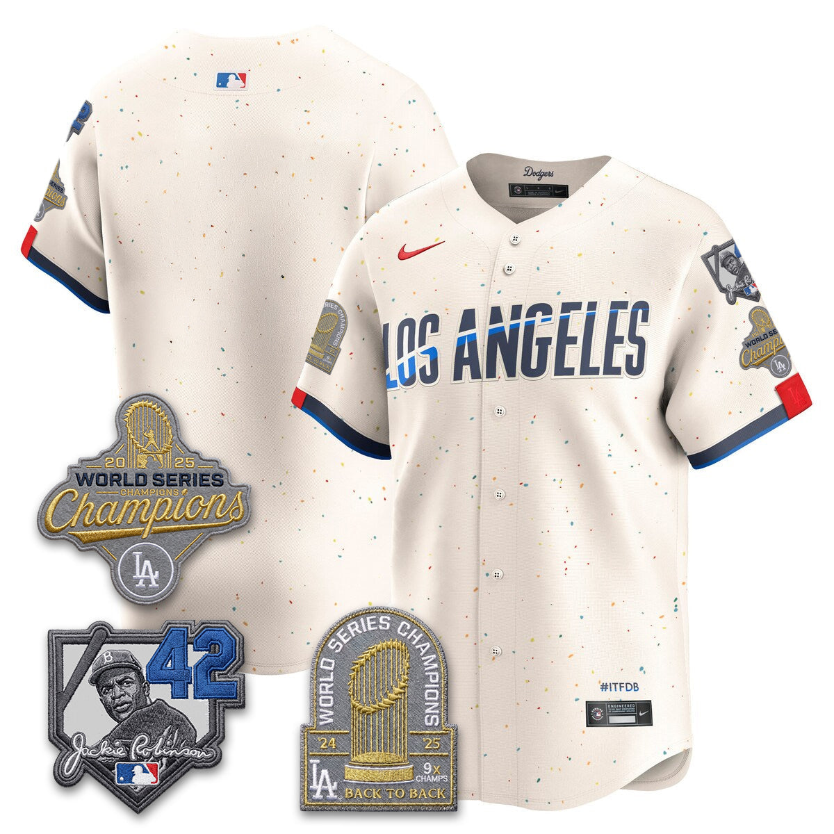 LAD 2026 Jackie Robinson New Era Vapor Limited Jersey - Stitched