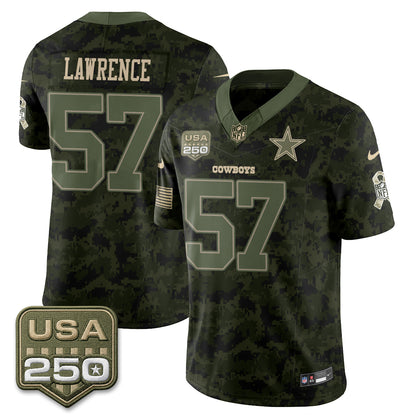 Dallas Cowboys 2026 Salute to Service Edition Vapor Jersey - Stitched