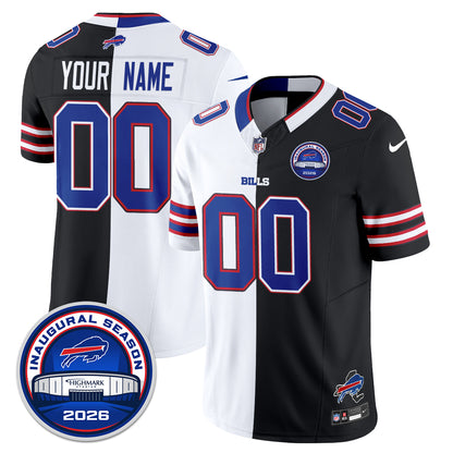 Buffalo Bills 2026 Split Edition Vapor Custom Jersey - Stitched-NQD